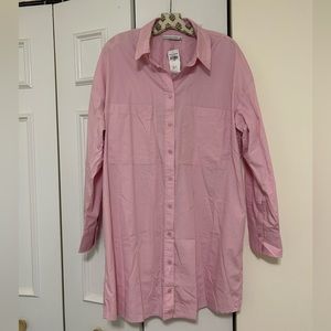 Abercrombie size large oversized shirt dress